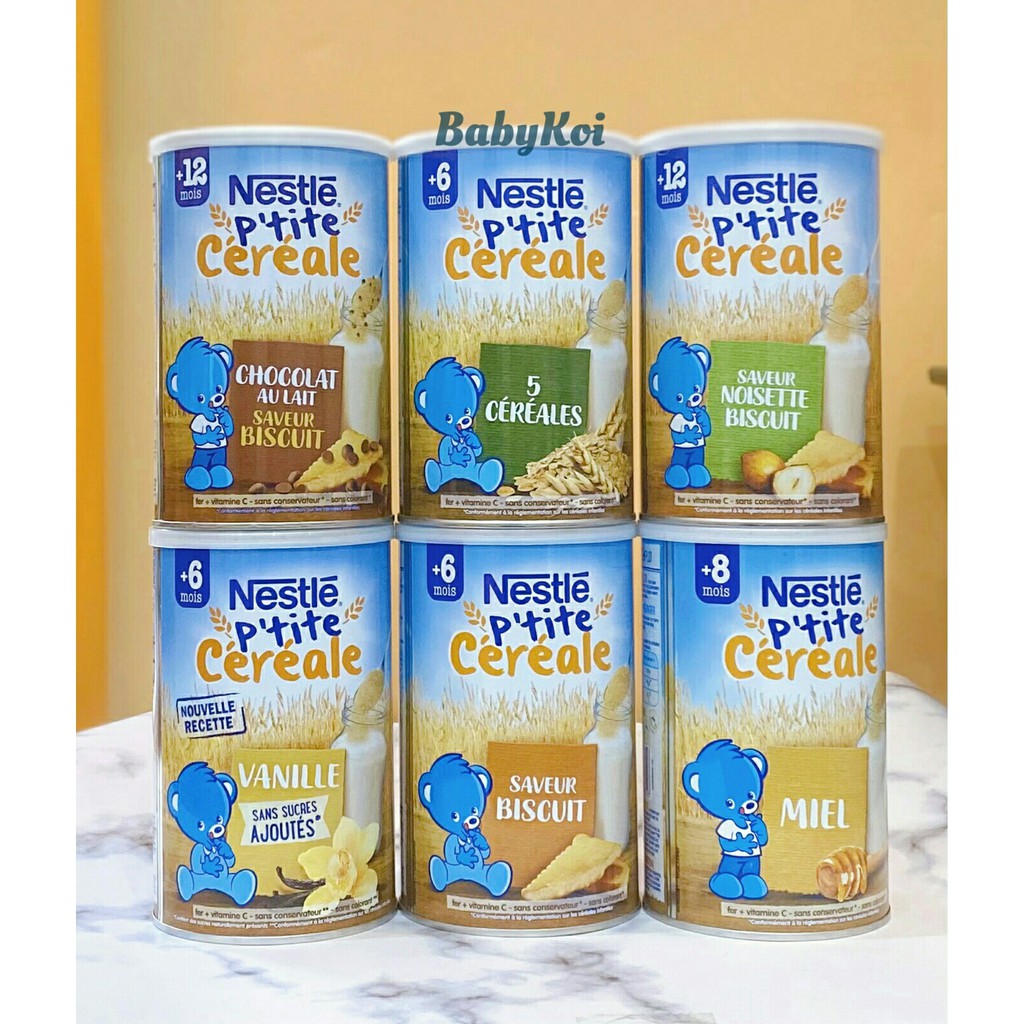 Bột pha sữa Nestle các vị 400g (6M+)