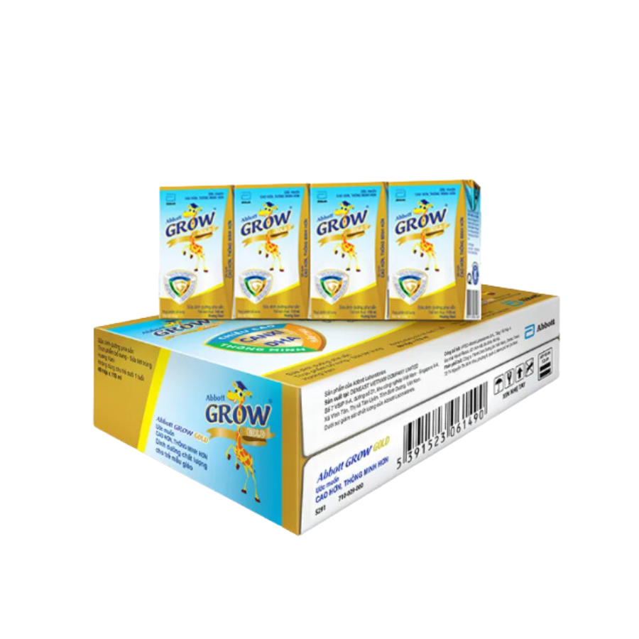 Sữa Abbott Grow Gold hương vani 110ml_thùng 48 hộp