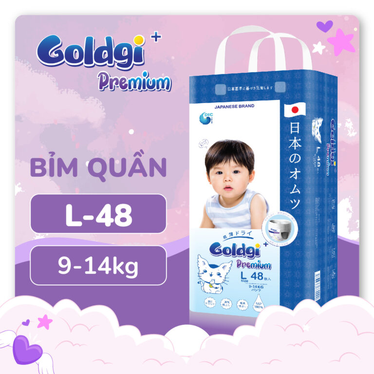 Bỉm cao cấp GOLDGI+ - Tã quần