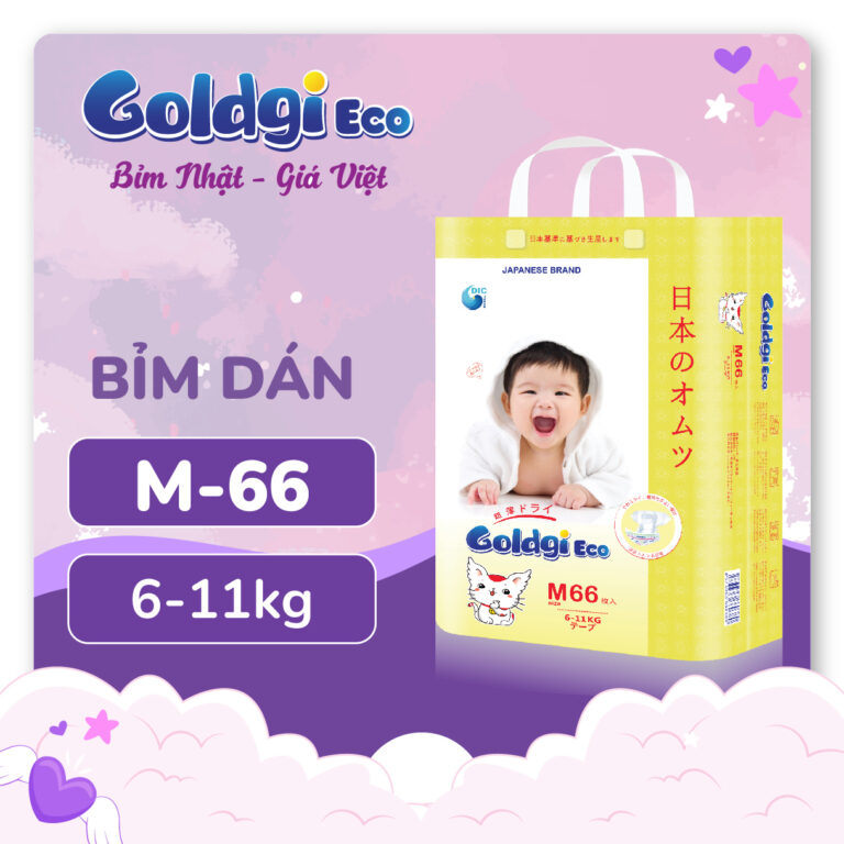 Bỉm GOLDGI ECO - Tã dán