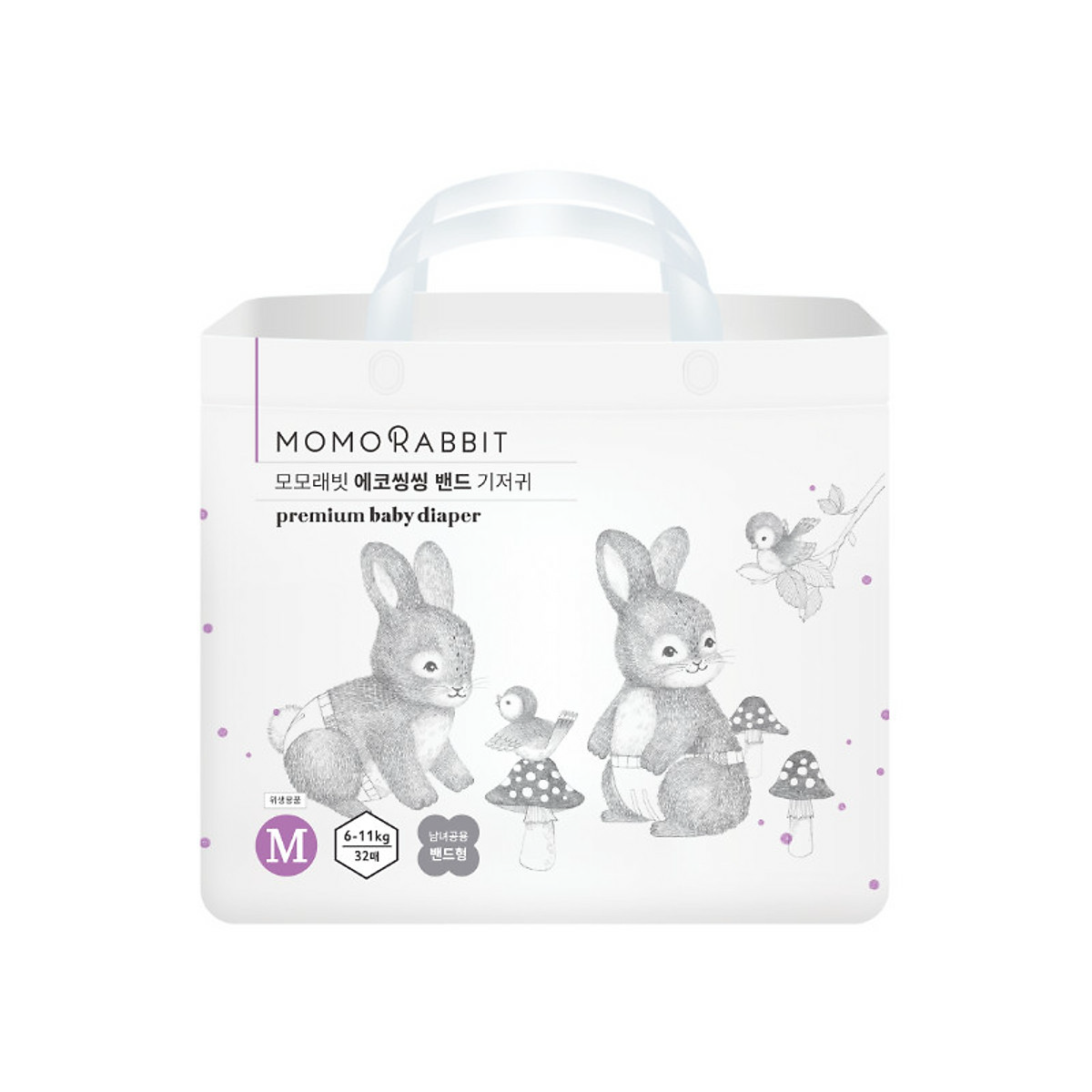 Bỉm Momo Rabbit - Tã dán