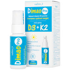 Dimao Pro Vitamin D3K2 kết hợp dạng xịt hỗ trợ Tăng chiều cao