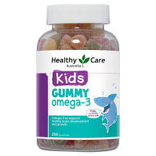 Healthy Care kids gummy Omega3 250 viên - úc 9 (hạt đường nhỏ)