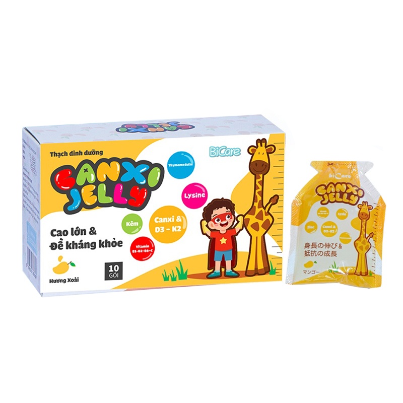 Thạch Canxi Jelly vị Xoài