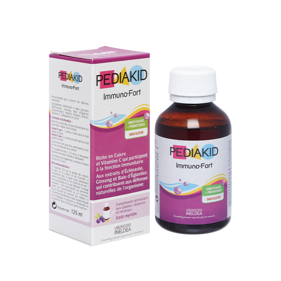 Siro tăng sức đề kháng PediaKid Immuno - Fort 125ml