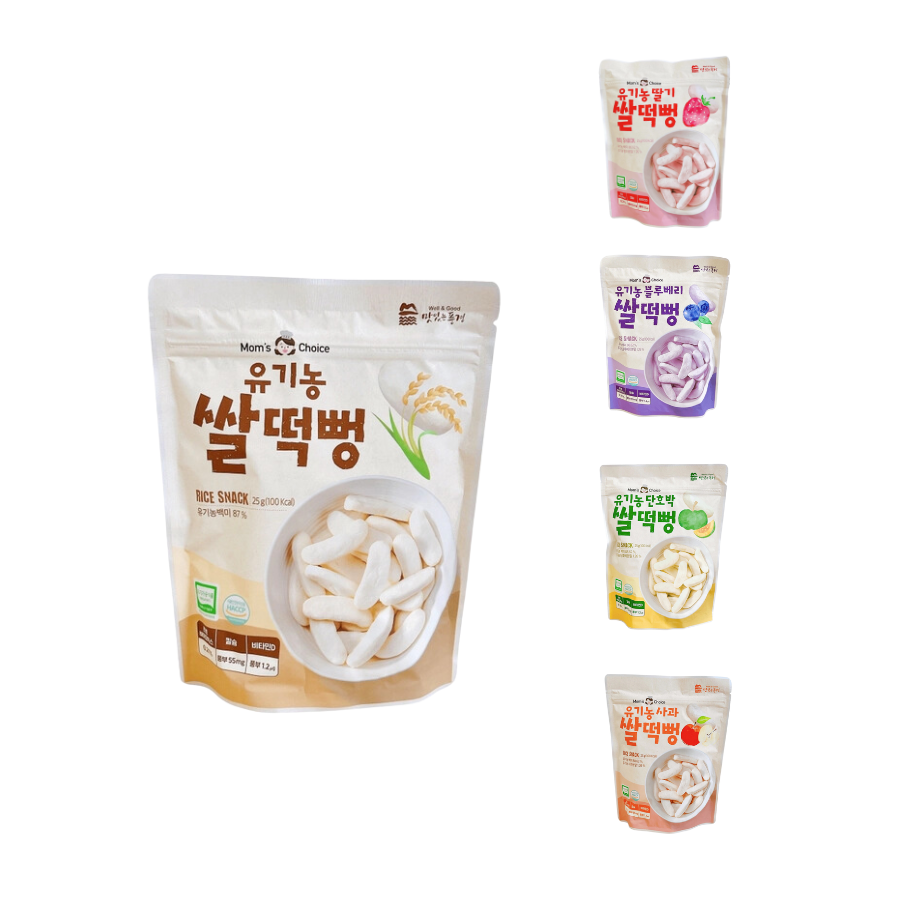 Bánh gạo hữu cơ Mom's Choice dạng dẹt (25g)