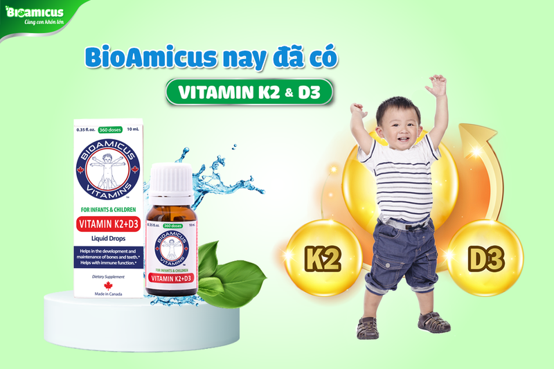 ưu điểm Bioamicus Vitamin D3 K2